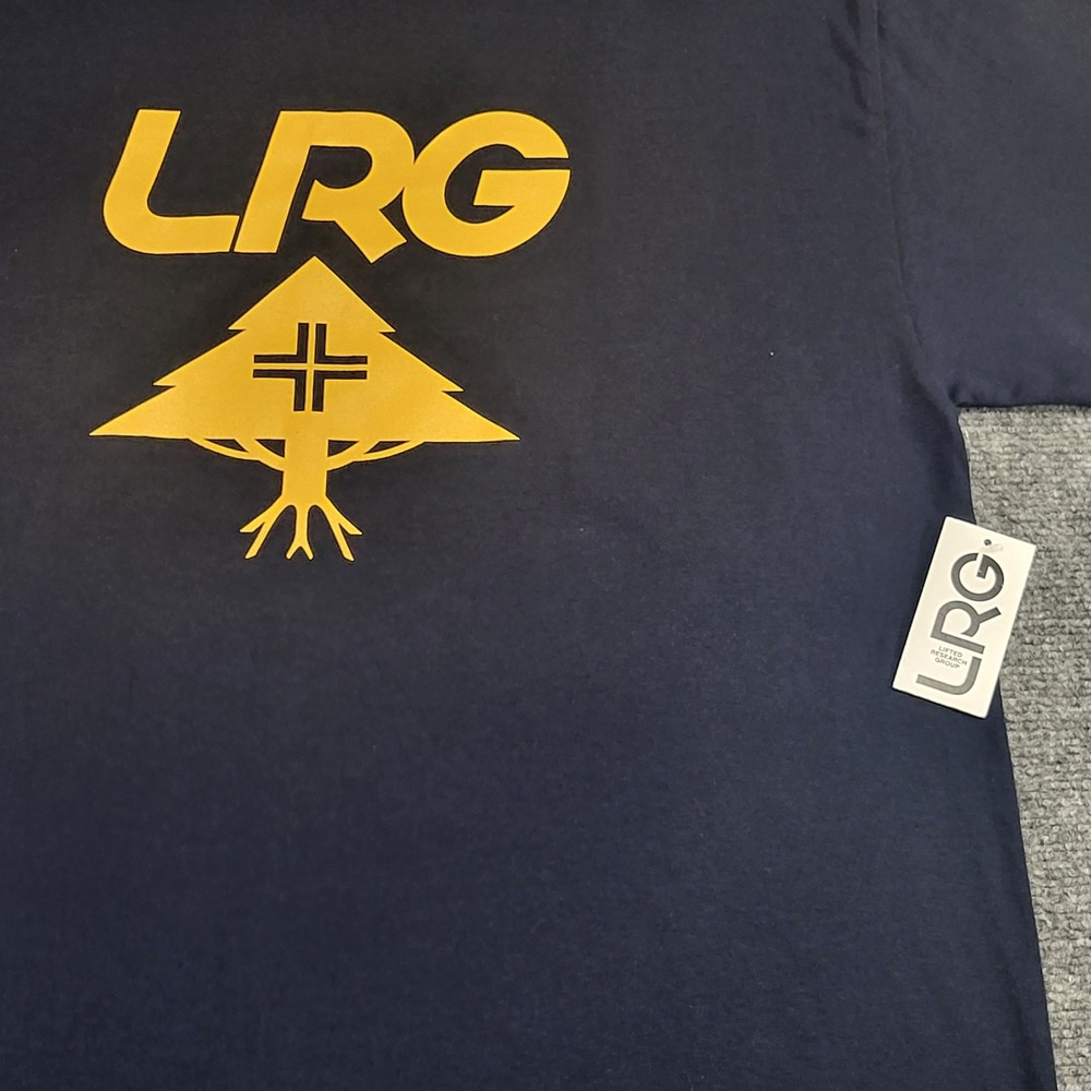 LRG Lifted Research Group "Double OG" Tree Stack Black T-Shirt Size Large - Picture 4 of 13